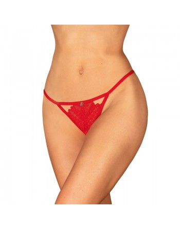 Ingridia string ouvert - Rouge